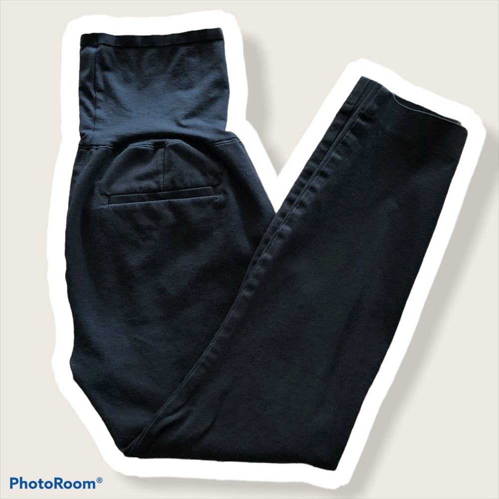 Gap Maternity full panel black Skinny Ankle pant